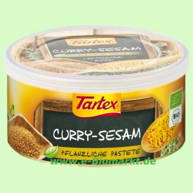 Curry-Sesam - pflanzliche Pastete (Tartex)