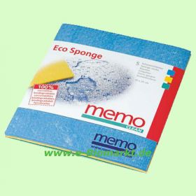 Eco Sponge Schwammt�cher, waschbar, verrottbar (Memo)