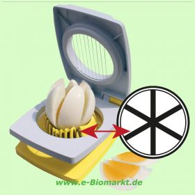 Duo Eier-Schneider 12x9cm (Fackelmann)