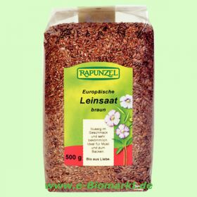 Leinsaat braun aus Europa (Rapunzel)