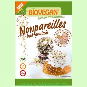 Nonpareilles bunt gemischt, mit crispy Vollkornkern (biovegan)