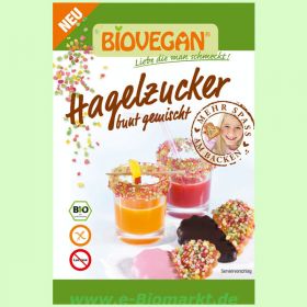 Hagelzucker, bunt gemischt (biovegan)