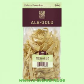 Einkorn-Walznudeln 4 mm mit Ei (Alb-Natur)