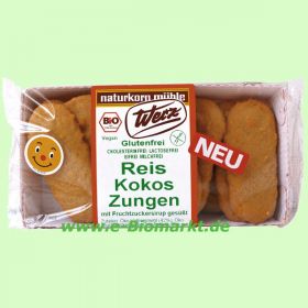 Reis-Kokos-Zungen, glutenfrei (Werz)