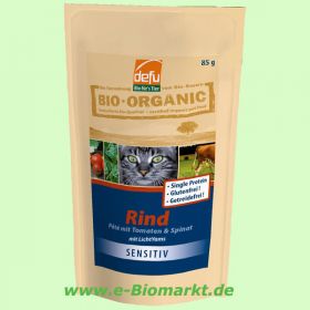 Katzenfutter Pat� Rind, mit Tomate (Defu - Bio f�r´s Tier)