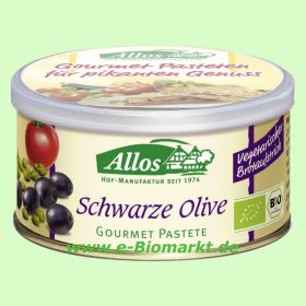 Gourmet Pastete schwarze Olive (Allos)