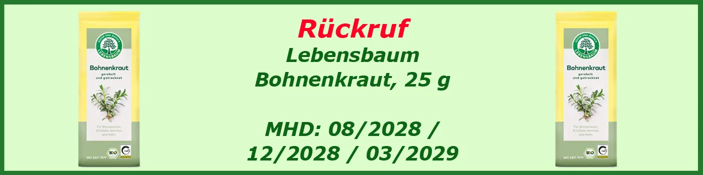 R�ckruf Lebensbaum