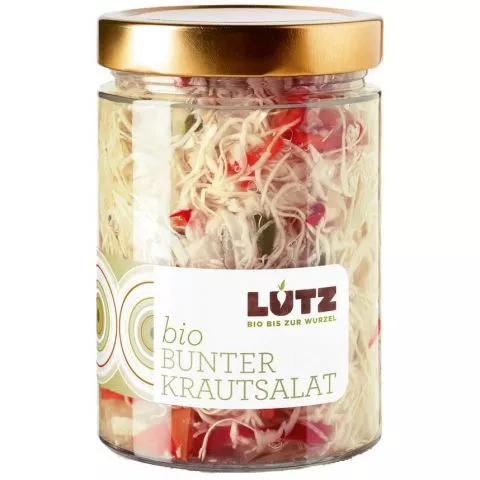 Bunter Bio-Krautsalat im Glas (Bio Lutz Konserven)