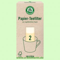 Papier-Teefilter Gre 2 (Lebensbaum)