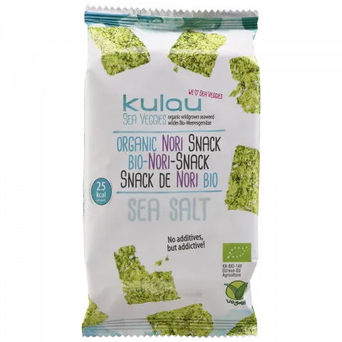 Nori-Snack Sea Salt, krosser Algensnack (Kulau)