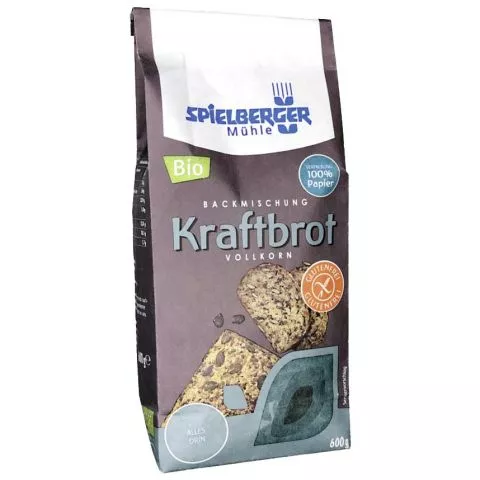 Kraftbrot glutenfrei - Bio-Brotbackmischung (Spielberger)