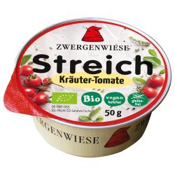 Kruter-Tomate Streich - vegetarischer Brotaufstrich (Zwergenwiese)