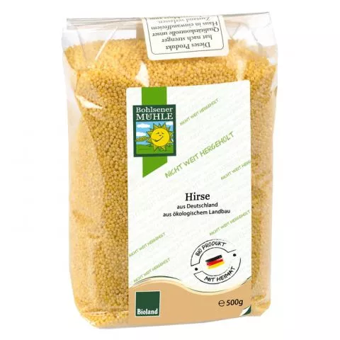 Hirse aus deutschem Anbau BIOLAND (Bohlsener M�hle)