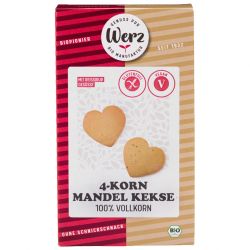 4-Korn-Vollkorn-Mandel-Keks, glutenfrei (Werz)