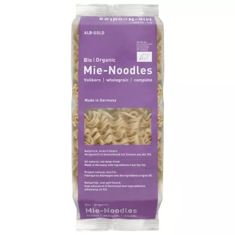 Mie Noodles Vollkorn (Alb-Gold)