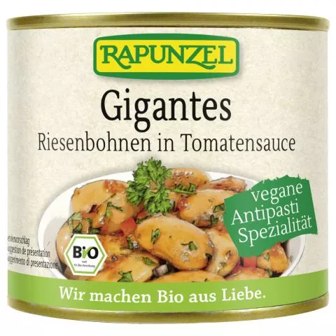 Gigantes Riesenbohnen in Tomatensauce (Rapunzel)