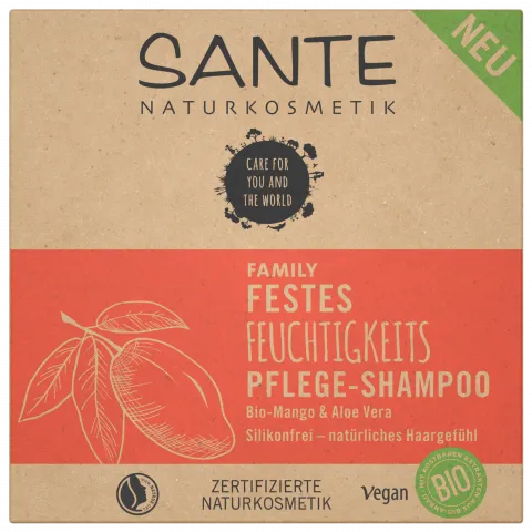 Festes Pflege-Shampoo Feuchtigkeit (Sante)