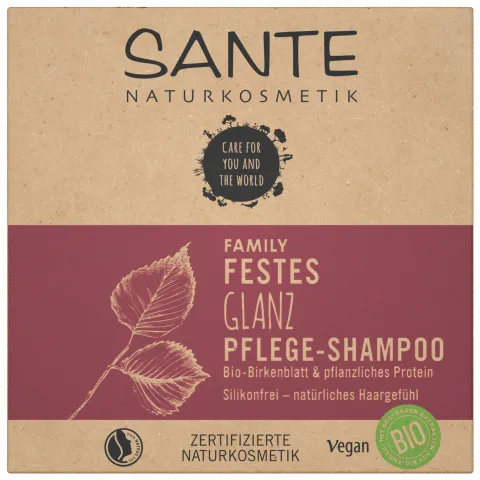 Festes Pflege-Shampoo Glanz (Sante)