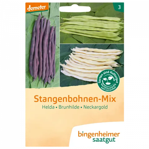 Stangenbohnen-Mix (Bingenheimer Saatgut)