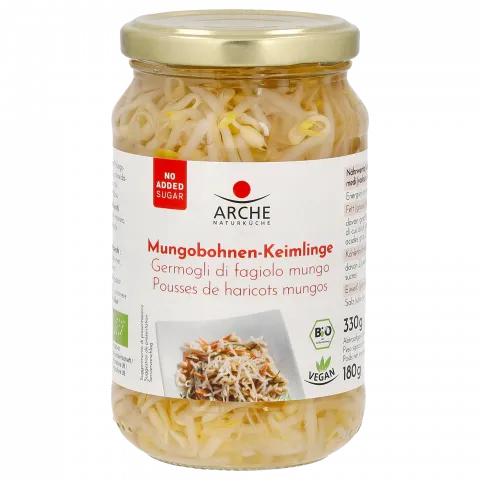 Mungobohnen-Keimlinge (Arche Naturkche)