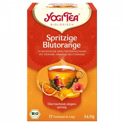 Spritzige Blutorange - Ayurvedische Kruter- und Gewrzteemischung (YOGI TEA)