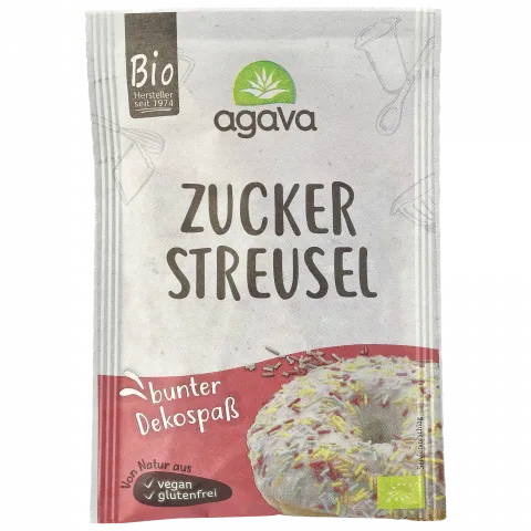Zuckerstreusel, bunt (Agava)