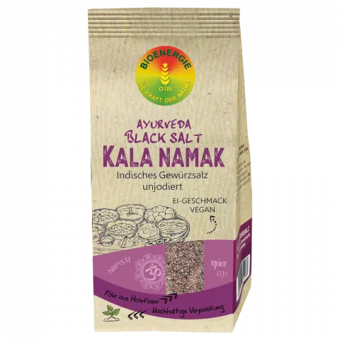 KALA NAMAK fein, Ayurveda, Black Salt, unjodiert (BIOENERGIE)