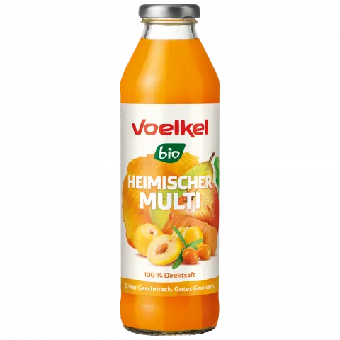 Heimischer Multi Birne Mirabellen Saft (Voelkel)