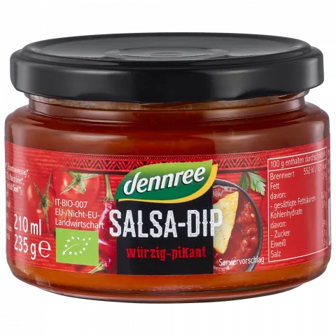 Salsa Dip wrzig-pikant (dennree)