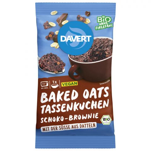 Baked Oats Tassenkuchen Schoko-Brownie (Davert)