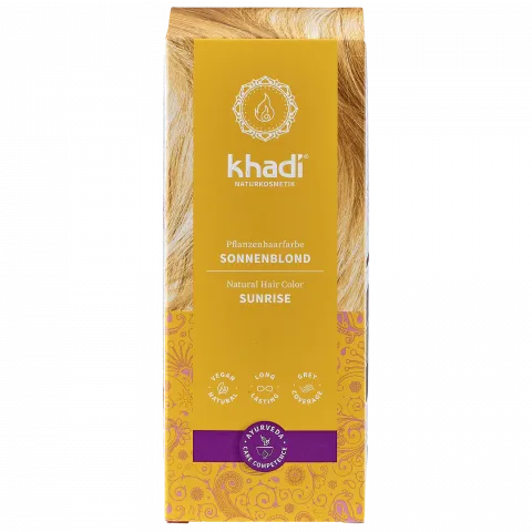 Pflanzenhaarfarbe Sonnenblond (Khadi)