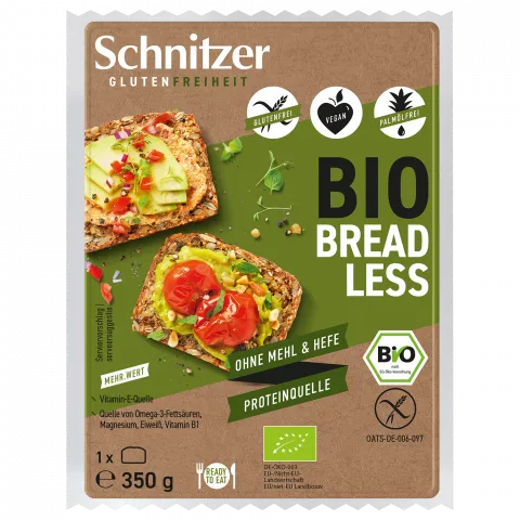 Bread Less ohne Mehl & Hefe, glutenfreie Saatenbrot (Schnitzer)
