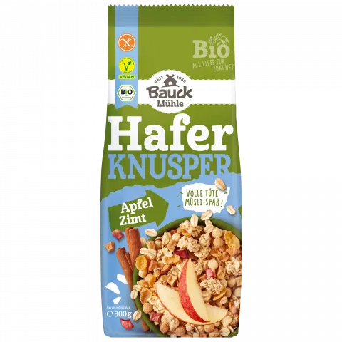 Hafer Knusper M�sli Apfel Zimt, glutenfrei (Bauck M�hle)