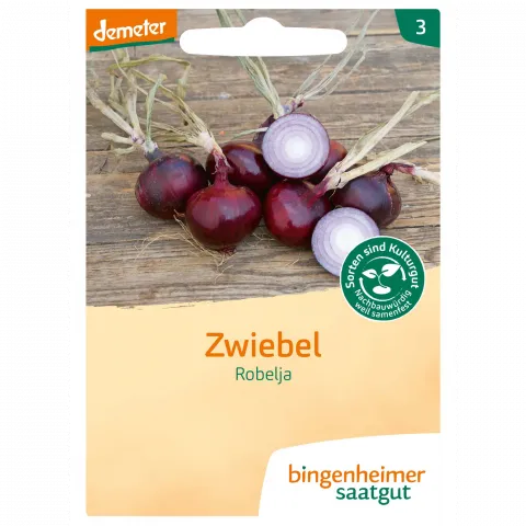 Zwiebel rot Robelja (Bingenheimer Saatgut)