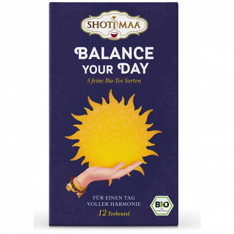 Balance your Day Box - 5 feine Bio-Tee Sorten (Shoti Maa)