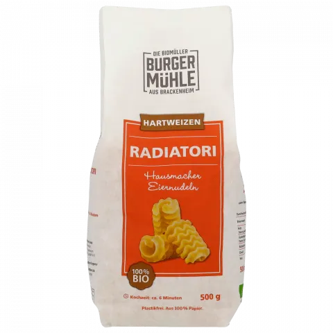 Radiatori aus Hartweizengrie� mit Ei (Burgerm�hle)