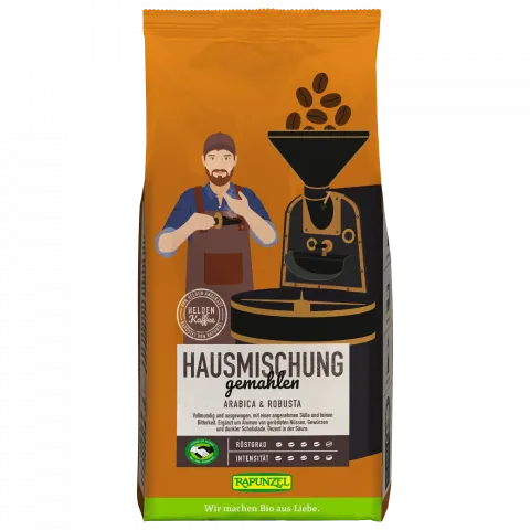 Heldenkaffee Hausmischung, gemahlen HIH (Rapunzel)