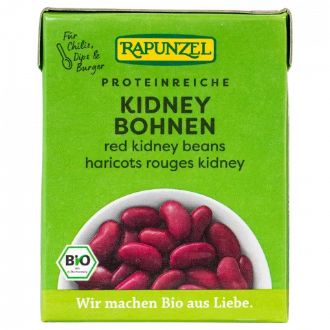Rote Kidney Bohnen im Tetra Pak (Rapunzel)