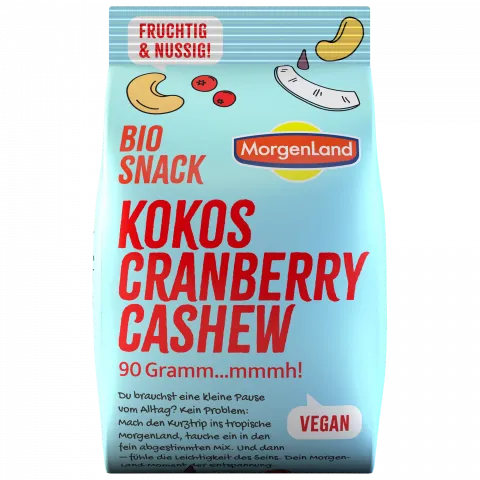 Snack Kokos Cranberry Cashew (Morgenland)