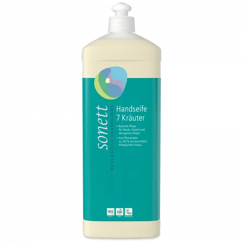 Handseife 7 Kr�uter, Nachf�llflasche (Sonett)