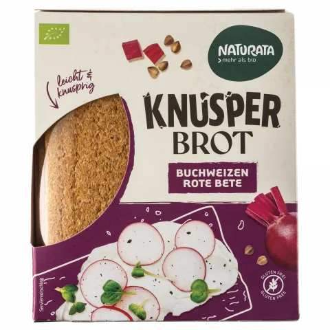 Knusperbrot Buchweizen & Rote Bete (Naturata)