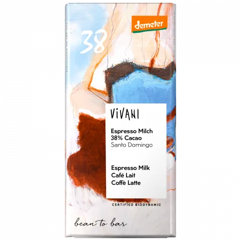 Tafel Espresso Milch 38% (Vivani)