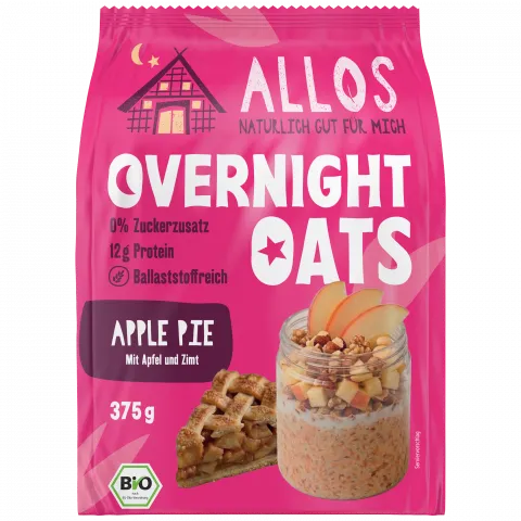Overnight Oats Apple Pie (Allos)