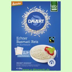 Basmati Reis im Kochbeutel weiß (Davert)