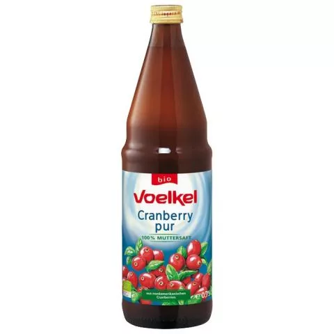 Cranberry pur, 100% Muttersaft (Voelkel)