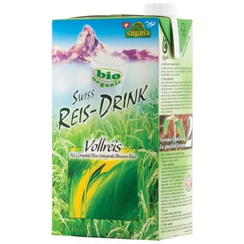 Swiss Reis-Drink Vollreis mit calciumhaltiger Rotalge (Soyana)