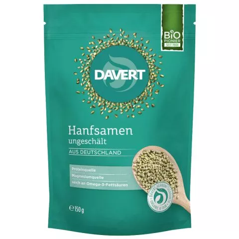 Hanfsamen ungeschlt (Davert)