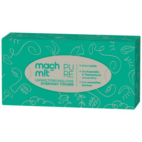 Mach mit Taschentcher Box, 4-lagig (Wepa)