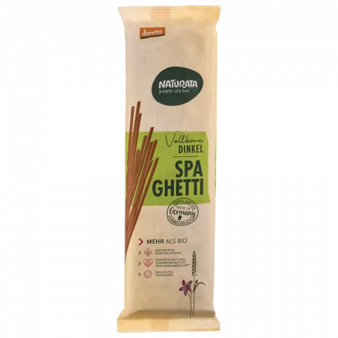 Dinkel-Vollkorn-Spaghetti demeter (Naturata)