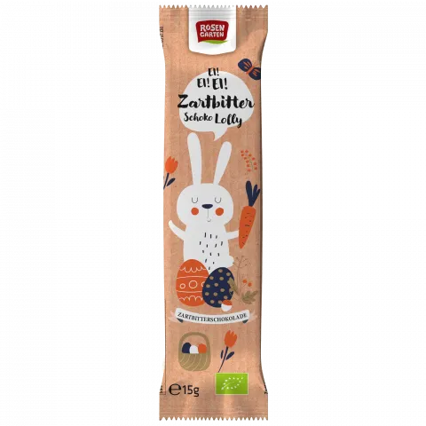Schoko-Lolly Hase, Zartbitter (Rosengarten)